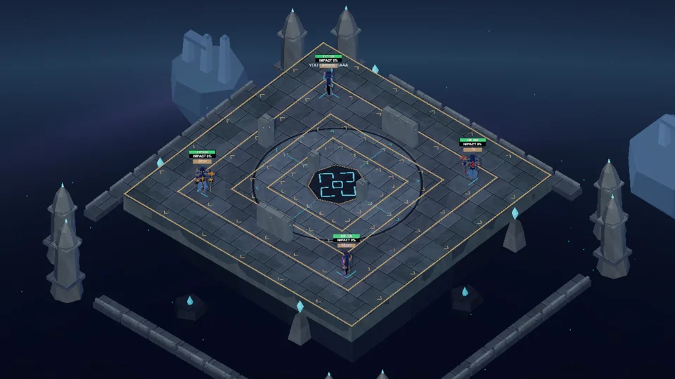 Arcane Citadel arena captured in Unity
